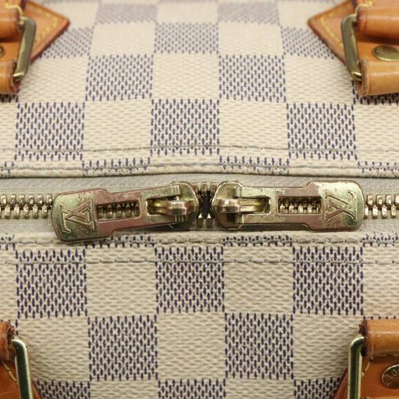 LOUIS VUITTON Damier Azur Speedy Bandouliere 25 Hand Bag N41000 - Picture 10 of 16